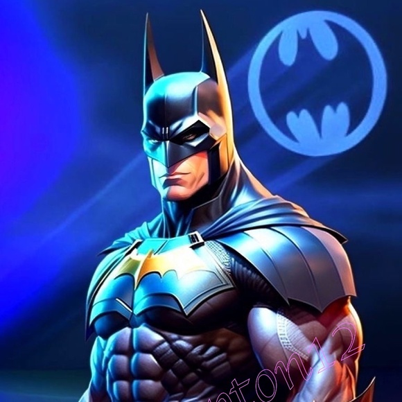 BAT SIGNAL 13”x19” Fine Art Print - Only 6 Numbered and signed Prints Made - Picture 1 of 5